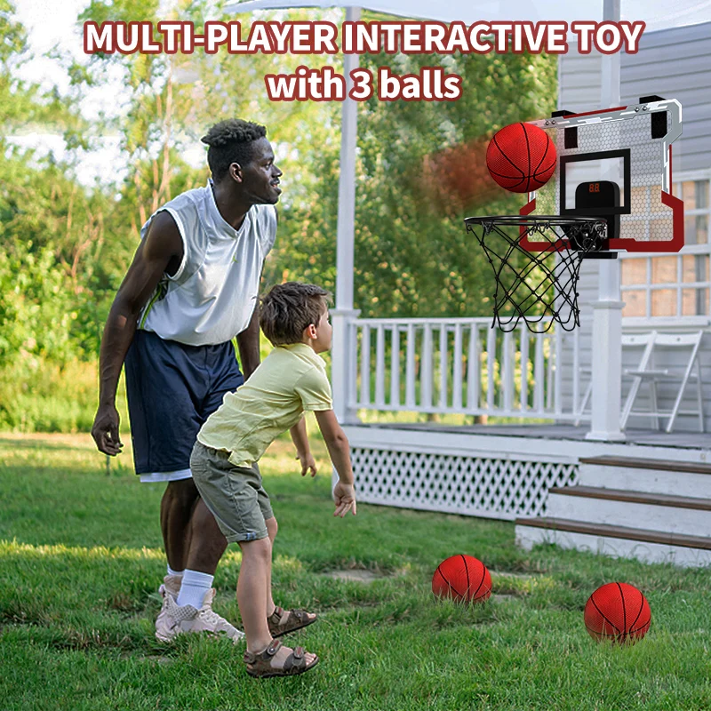 Outdoor Basketball Hoop for Kids Indoor Basketball Hoops,Mini Basketball Hoop 2025 with 3 Balls Toys for 3 new 4 5 6 7 8 9 10 11 12+ Year