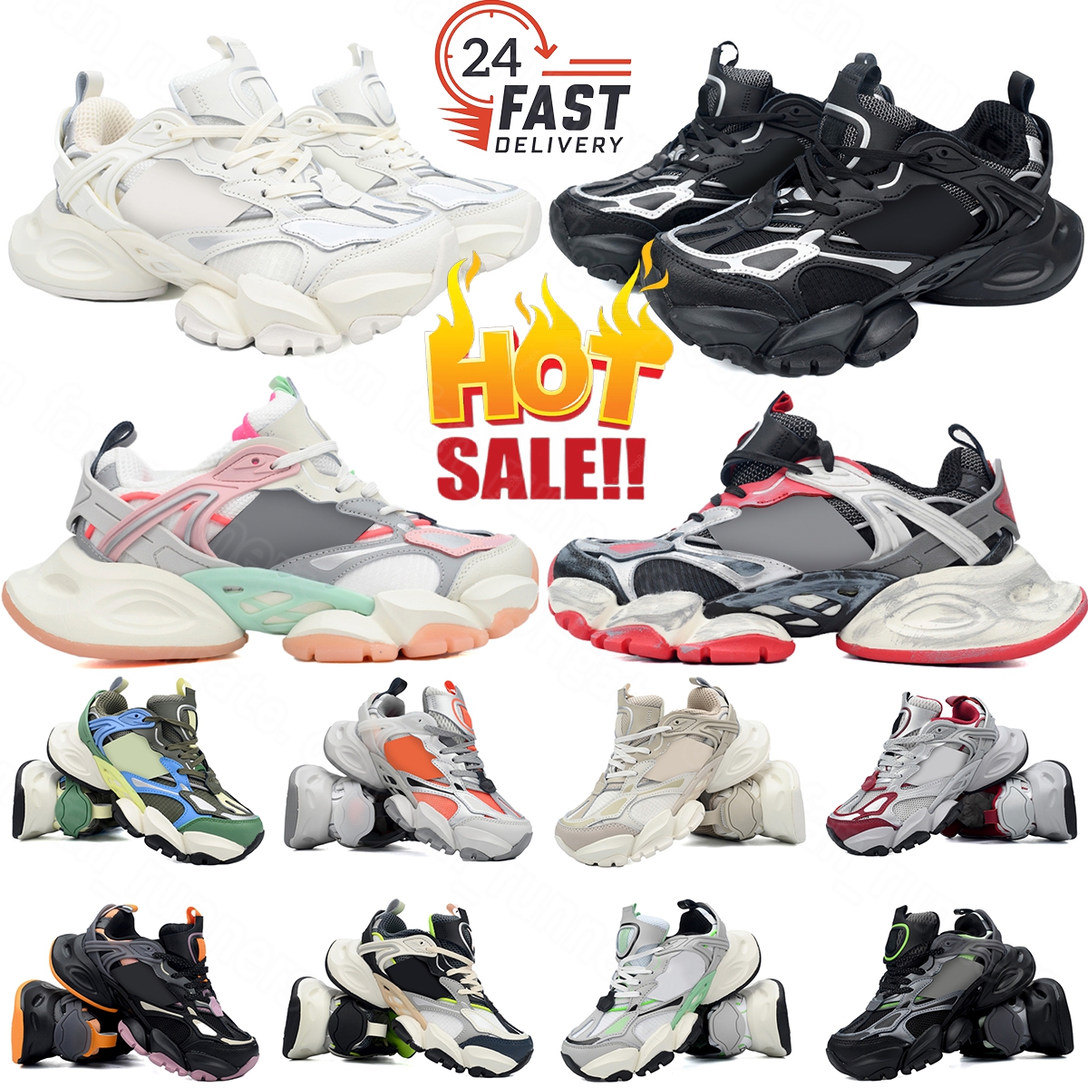 Designer XLG Runner Deluxe Shoes Men Womens Running Style Chunky Tooling Textile Upper Leather Overlays Lace Up Flat Y2K Sneakers Outdoor Sport Trainers With Box