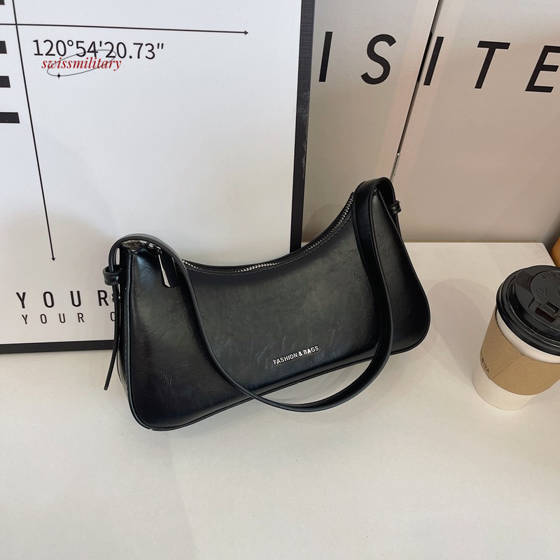 New Summer Versatile Saddle Fashion Style Single Shoulder Underarm 2024 Commuter Women's Bag #25 swissmilitary