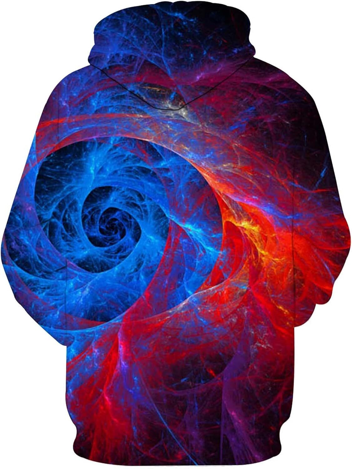 Hoodie for Mens Womens Unisex 3D Printed Hoodies Graphic Pullover Hooded Water and fire merge for Men Women Graphic Hoodies sweatshirt Pullover Long S