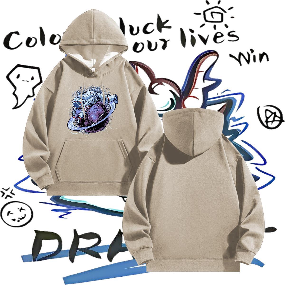 2024 Mens Hoodie Sweatshirt Hip Hop Warm Men Clothes Hoodie Long Sleeve Soft DIY Logo Oversized Top Pullover Hoodie Cotton 350g