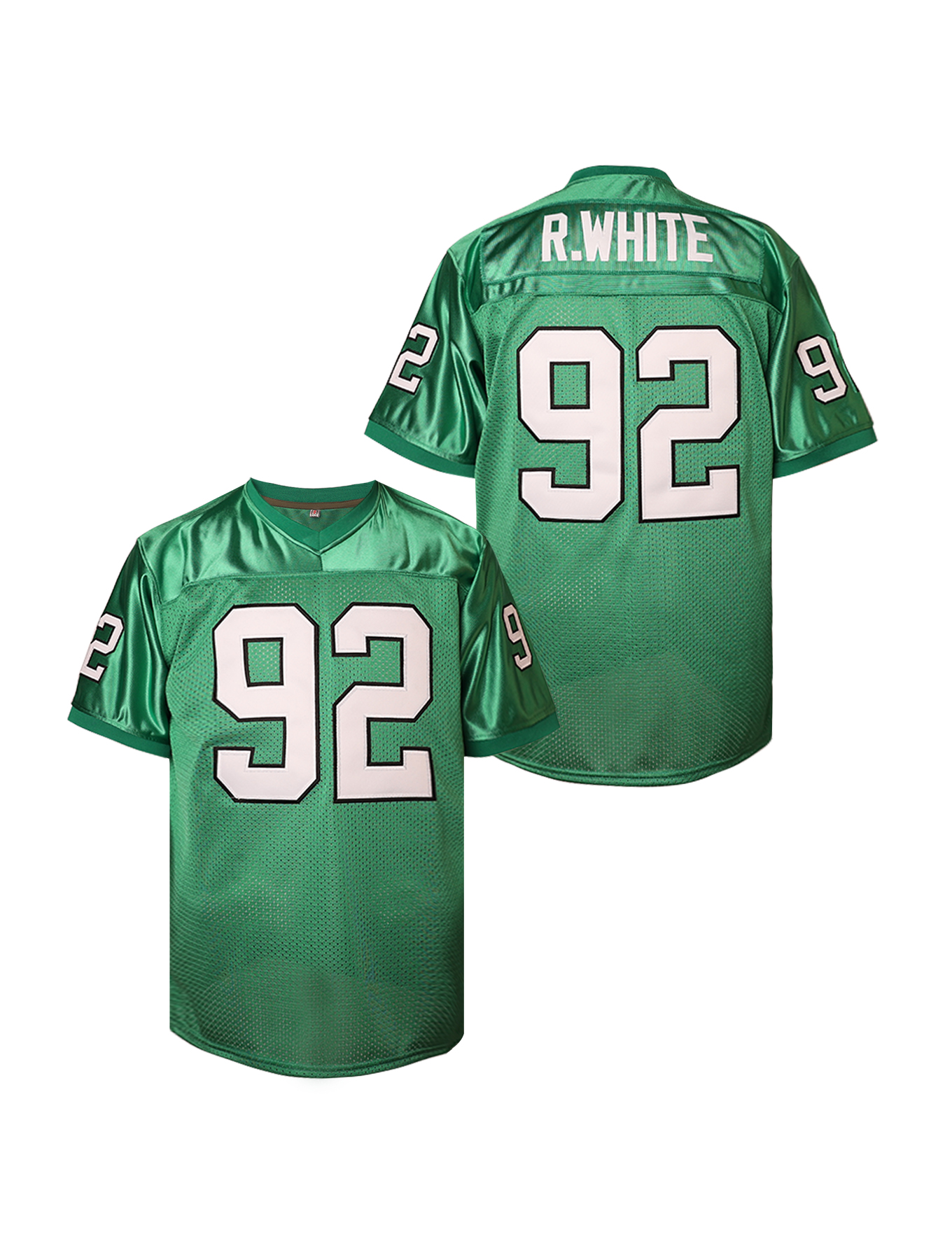 Number #1 #26 #62 #92 Short Sleeve Men's Classic Embroidery Jersey for Training & Competition, Slightly Stretch Football Shirts Free shipping