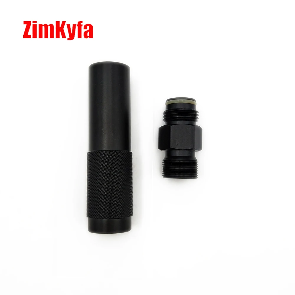 Quick 2025 Change new 12g Co2 Cartridge Capsule Cylinder Adapter W/ G1/2-14 Threads Adaptor For Cylinder
