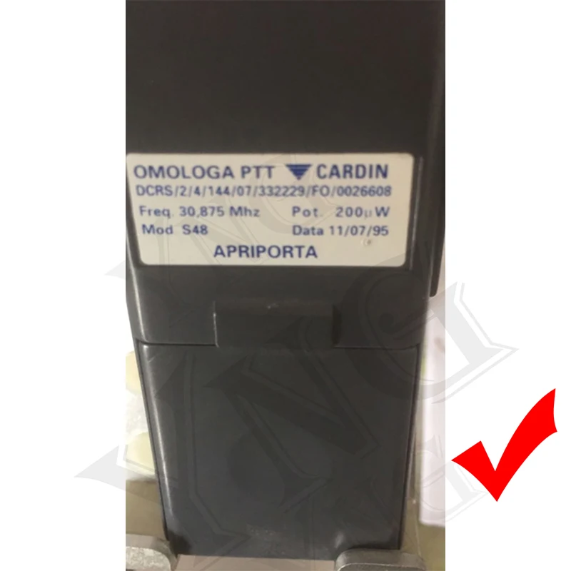 CARDIN S48-TX2 S48-TX4 S466-TX2 S466-TX4 S738-TX2 S738-TX4 Garage Door Remote Control 27.195MHz 30.875MHz Fixed Code Replacement