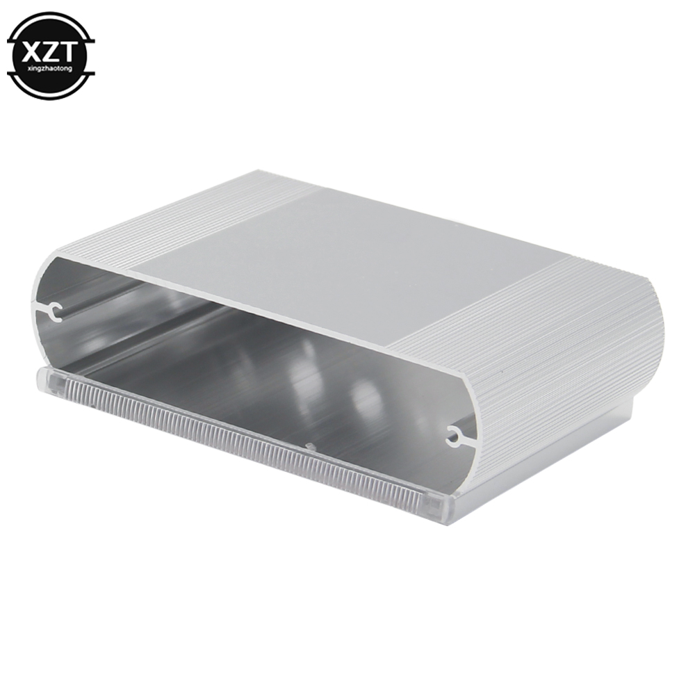 NEW Blue Aluminum Shell Module Case Box for Bluetooth WMA Decoder Board MP3 Music Player Car Radio Module Support USB FM TF