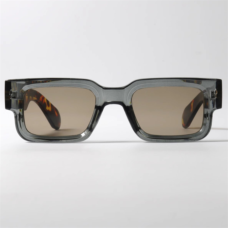Oversized Square Sunglasses Men Women Steampunk Pilot Designer Retro Personalized Rectangle Goggles Gothic Thick Y2K Cyberpunk Futuristic Cool Guy S01