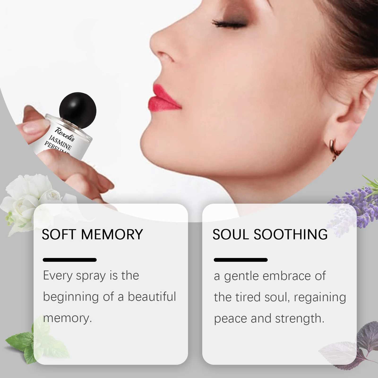 Jasmine perfume spray flower fragrance pheromone Exudes women elegant natural soda women perfume 30mlW241102