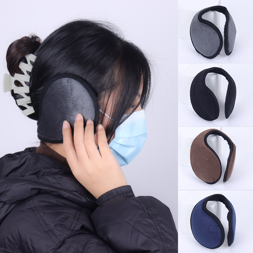 1PC Windproof Earmuffs Men Women Ear Warm Protector Thicken Plush Winter Warm 2025 Fleece Earmuff Outdoor Cycling new Warmer Ear Muffs