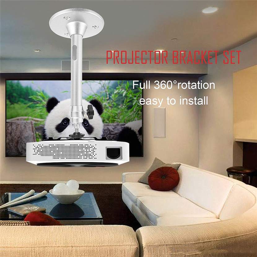 ZDSSY Mini Projector Wall Mount Stand Ceiling Bracket Holder for YG300 J15 P62 Mini LED DLP Projector DV Security Camera