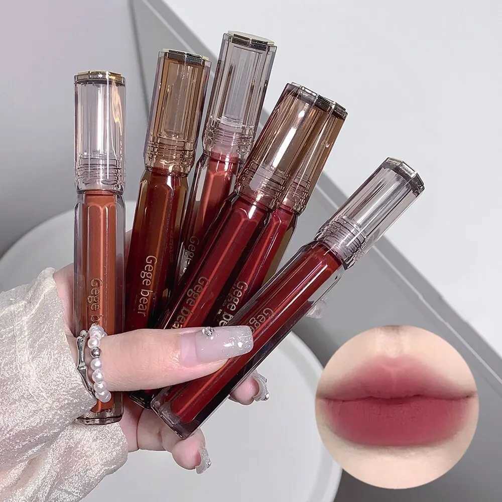 Gege Bear Velvet Matte lipstick Lasting High Pigment Colorless Cup Velvet lipstick for everyday makeup W241101