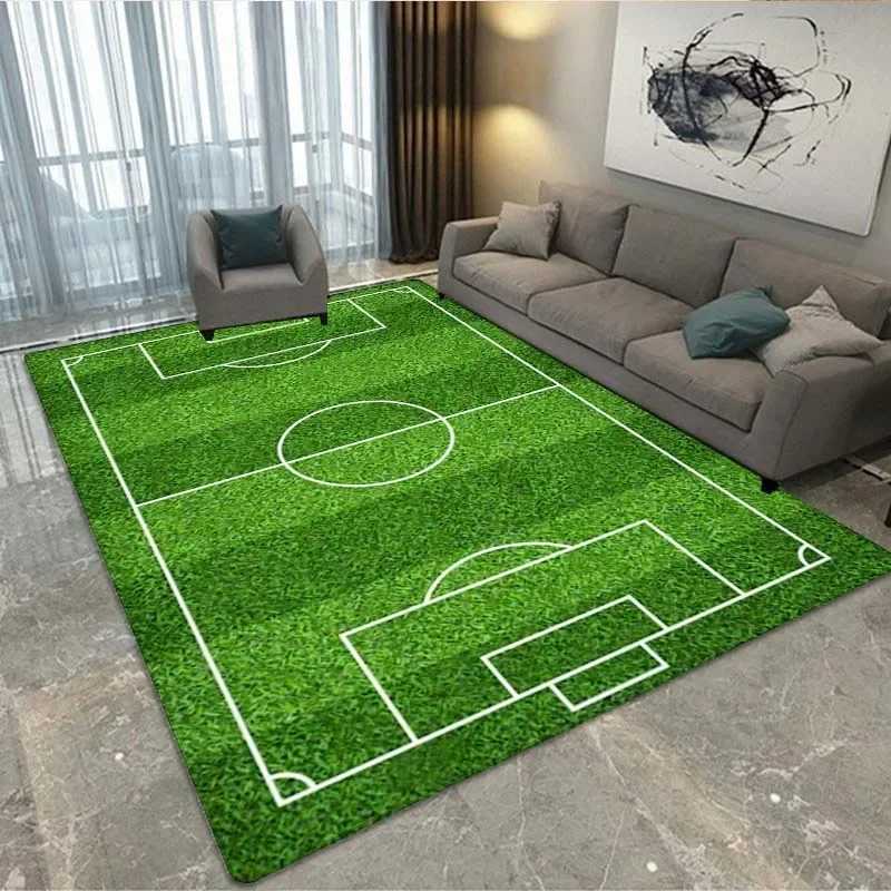 Fans football field carpet bedroom living room ball sports football carpet kitchen floor mat home decoration non-slip floor matXJ241101