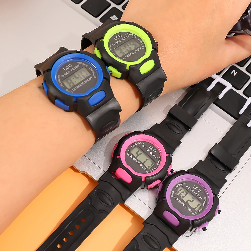 Children Sport Watch Watches Kids Digital Watch Silicone Strap Digital Watch new For Kid Children 2025 Student Girl Boy Wristwatch Clock