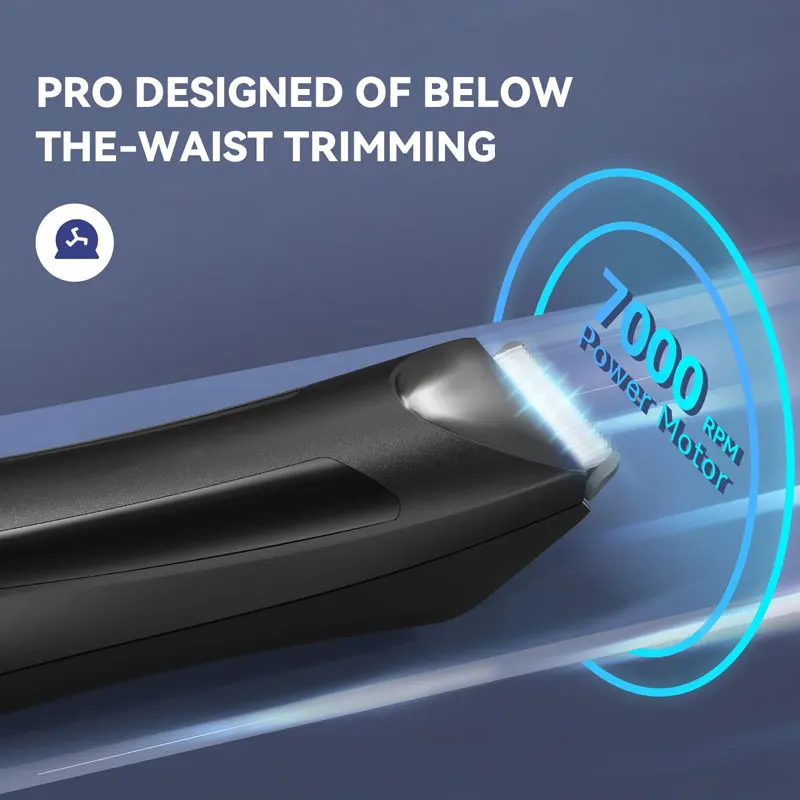Electric 2025 Body Hair Trimmer Shaver Wet Dry Groin Hair Trimmer for Men Women Ball Body new Grooming Kit Replaceable Ceramic Blade Head