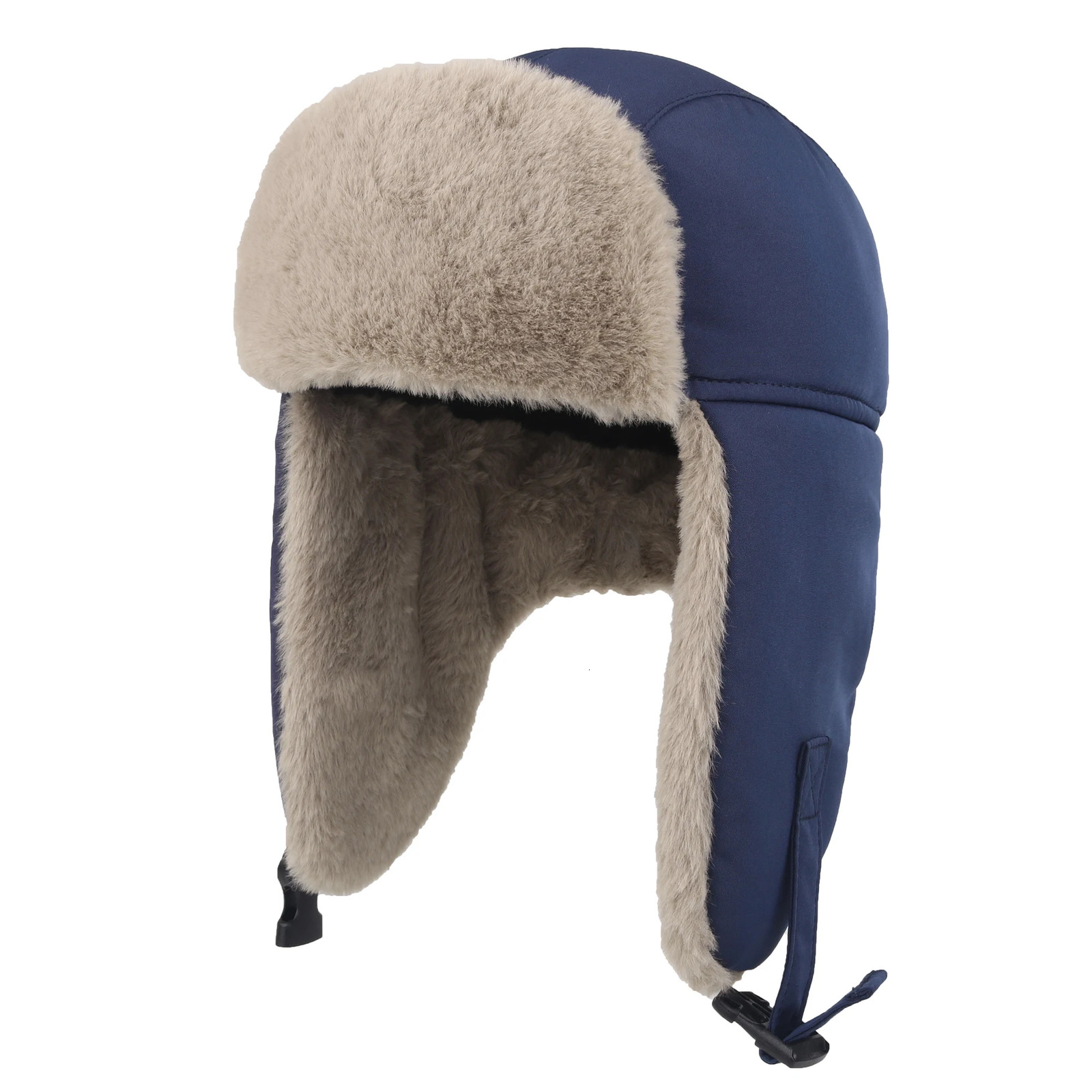 Connectyle short and chubby boy and girl trap hat winter Russian hat thick plush lining waterproof Ushanka hunting ski hat 241031