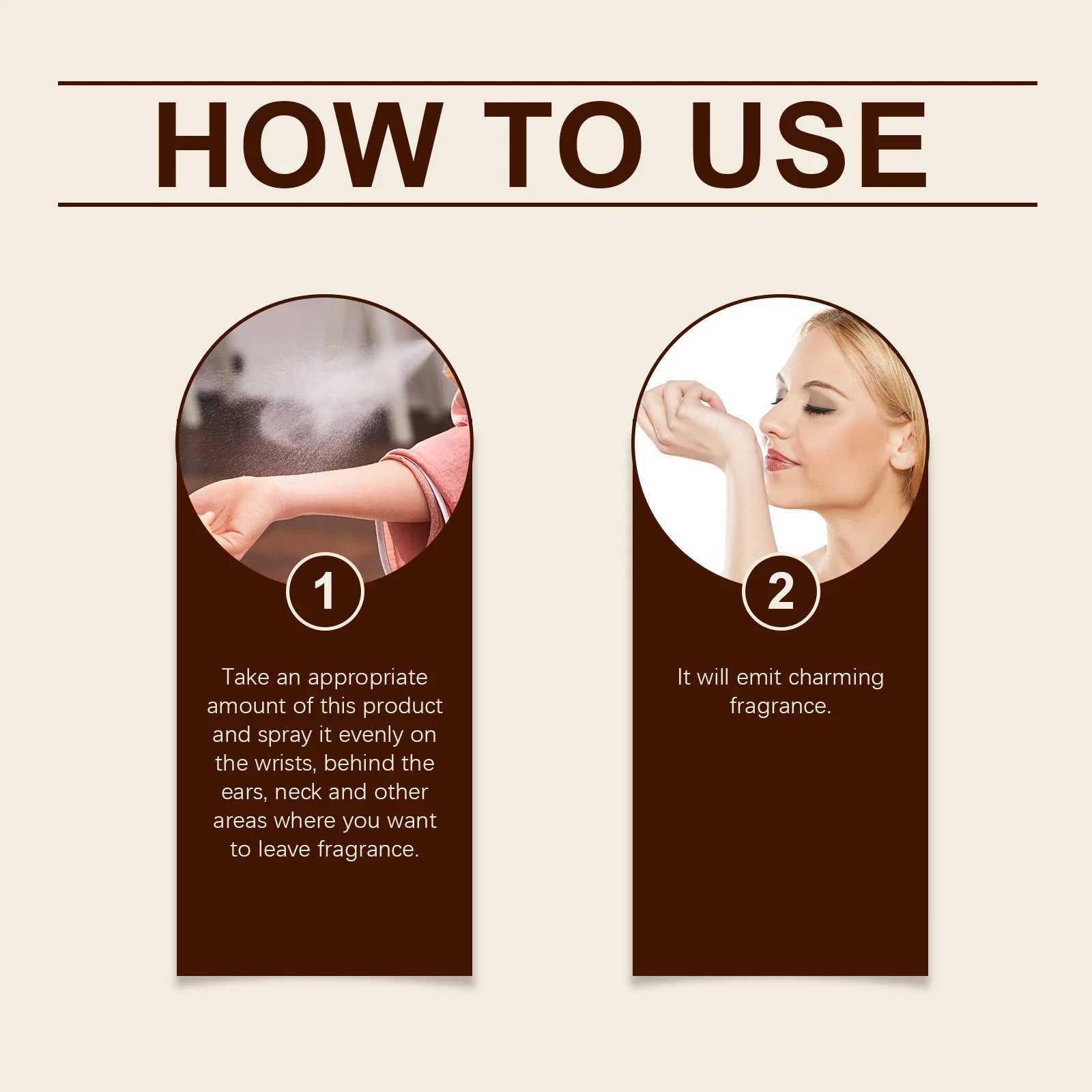 Vanilla basil perfume spray attracts mens scent Long lasting perfume Daily dating female pheromone perfumeW241102