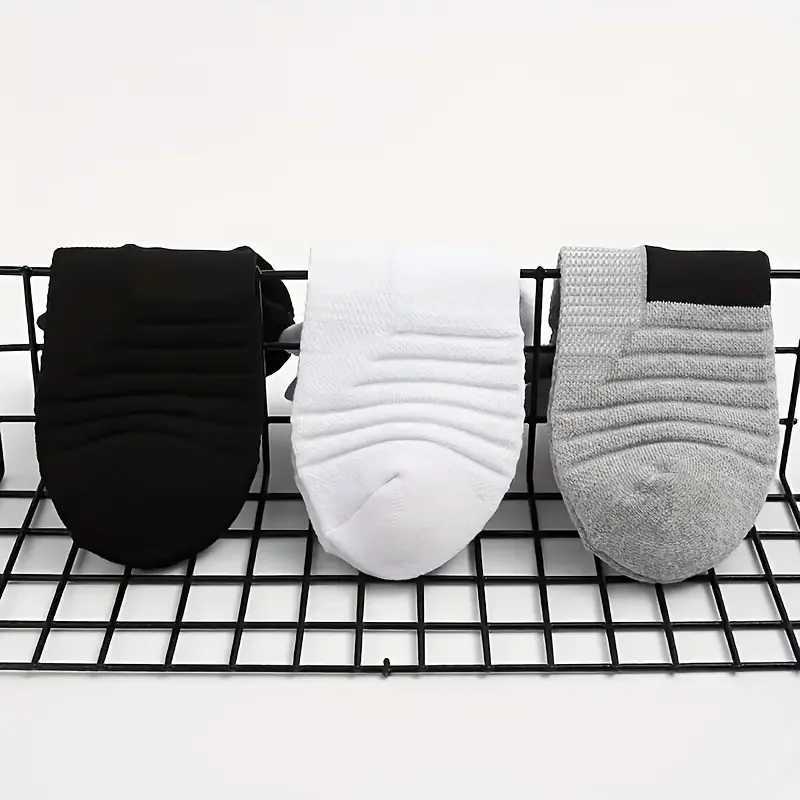 Anti-slip Men Women Cotton Sock Short Long Tube Soccer Basketball Sport Breathable Deodorous 39-45 LX241102