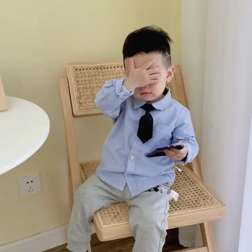 22CM Women Neckties Solid Brown Lazy Ties Kids Kindergarten Simple Short Necktie new College Uniform Neckwear Daily 2025 Shirt Gravatas