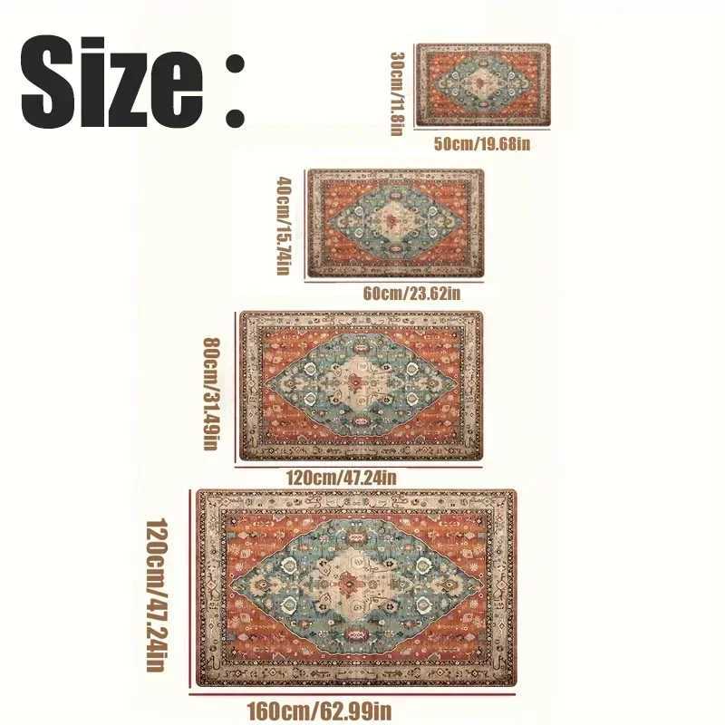 Black Gold ical Carpets for Living Room Non Slip Soft Sofa Coffee Table Area Decor Rug Washable Bedroom Kitchen Floor MatXJ241101