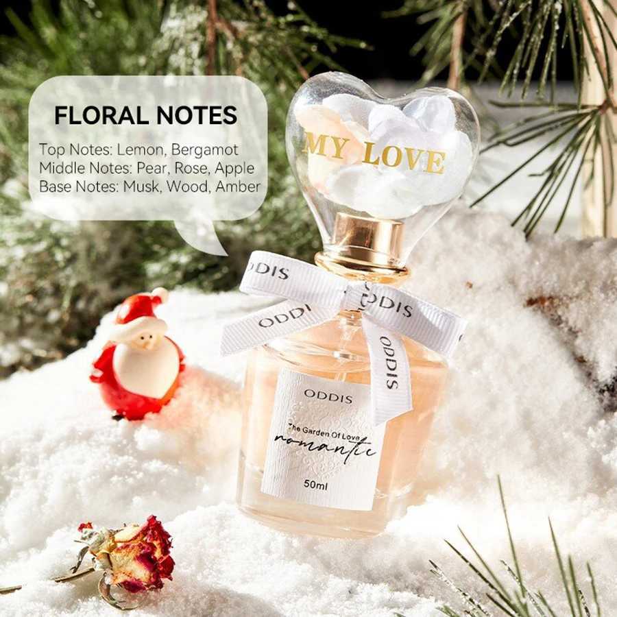 50ML 1.7FL. OZ Gift Set perfume Amber Floral Eau de Parfum for Women Rose Musk Lemon perfumeW241102