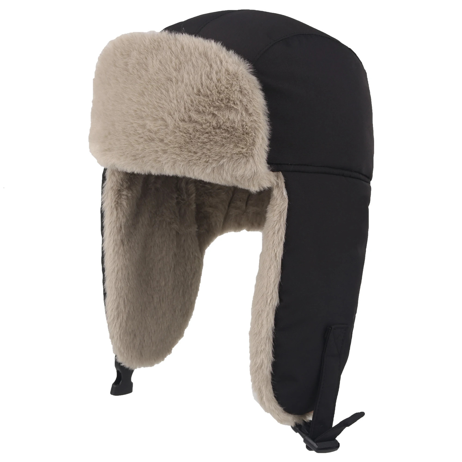 Connectyle short and chubby boy and girl trap hat winter Russian hat thick plush lining waterproof Ushanka hunting ski hat 241031