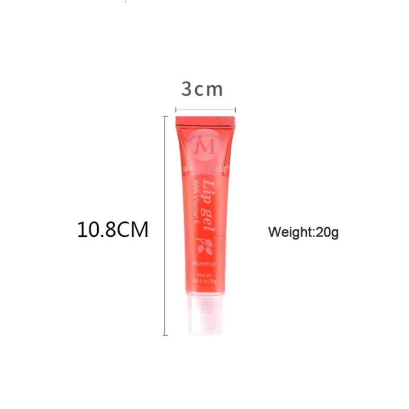 6 pieces/set Lip Gloss Transparent Fruit Flavor Lip Oil and Lip Gloss Long lasting Nourishing Lip Care Lip Gloss 241031