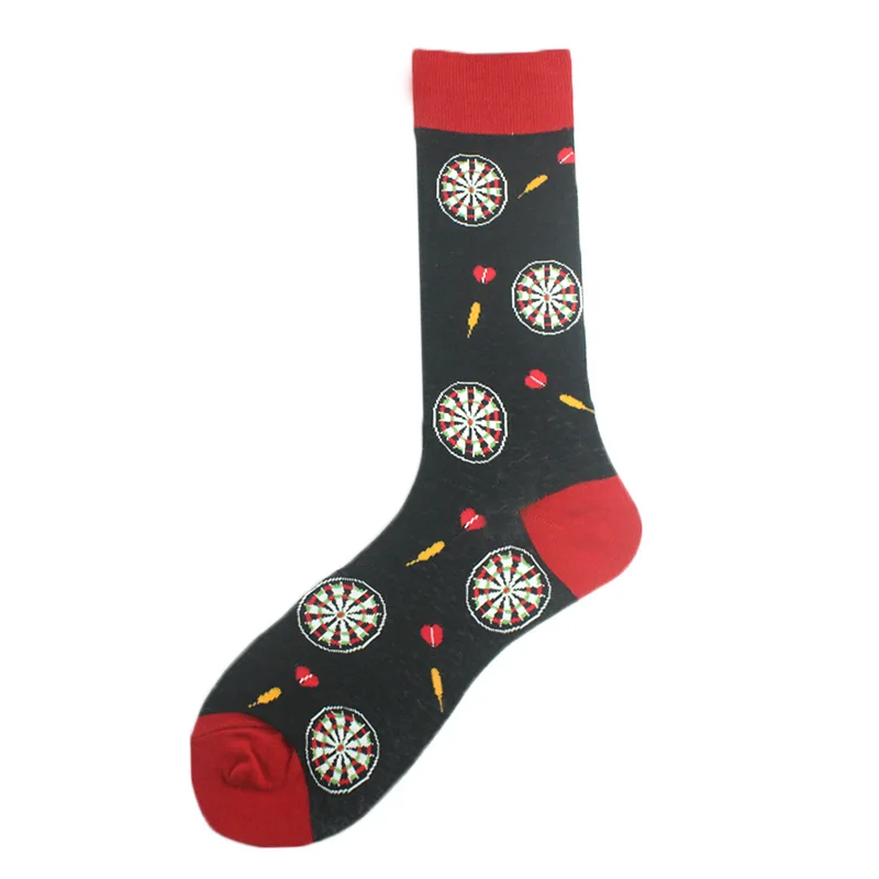 Fruit/Animal Design Happy Funny Socks 2025 Men Alien Avocados Frogs Pattern Crazy Sokken Jacquard Hip Hop Crew new Chaussette Unisex Sox