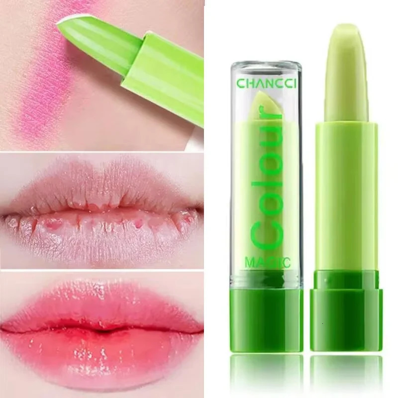 Aloe lipstick Temperature change lipstick Long lasting waterproof nourishing lipstick Korean cosmetics 241031