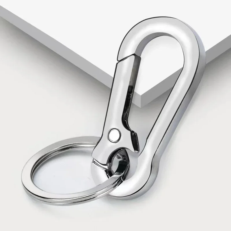1/5PCS Gourd Buckle Keychain Climbing Hook Car Keychain Strong Carabiner Shape Keychain Accessories 2025 Metal new Vintage Key Chain Ring