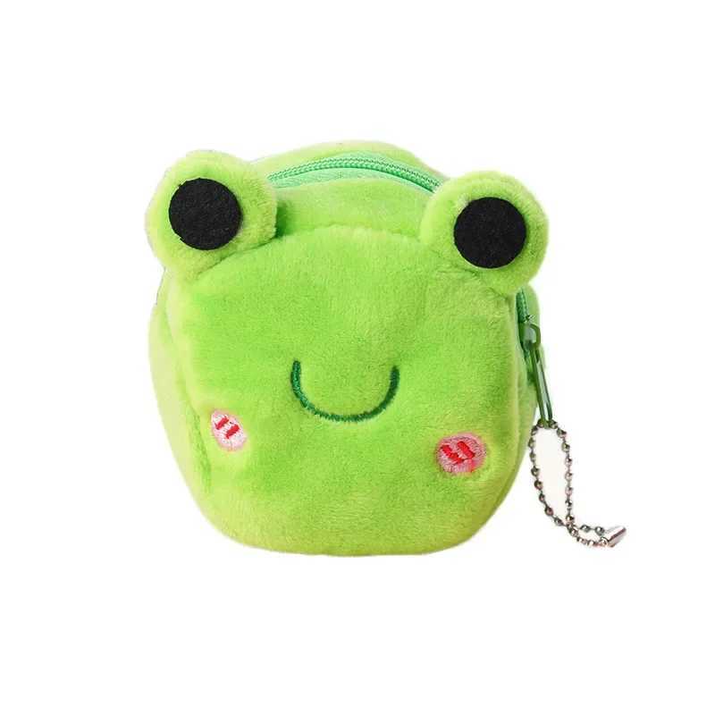 Creative Animal Cute Plush Coin Wallet Panda Zipper Coin Wallet USB Wired Headphes Mini Key Bag Child Birthday GiftsXJ241111