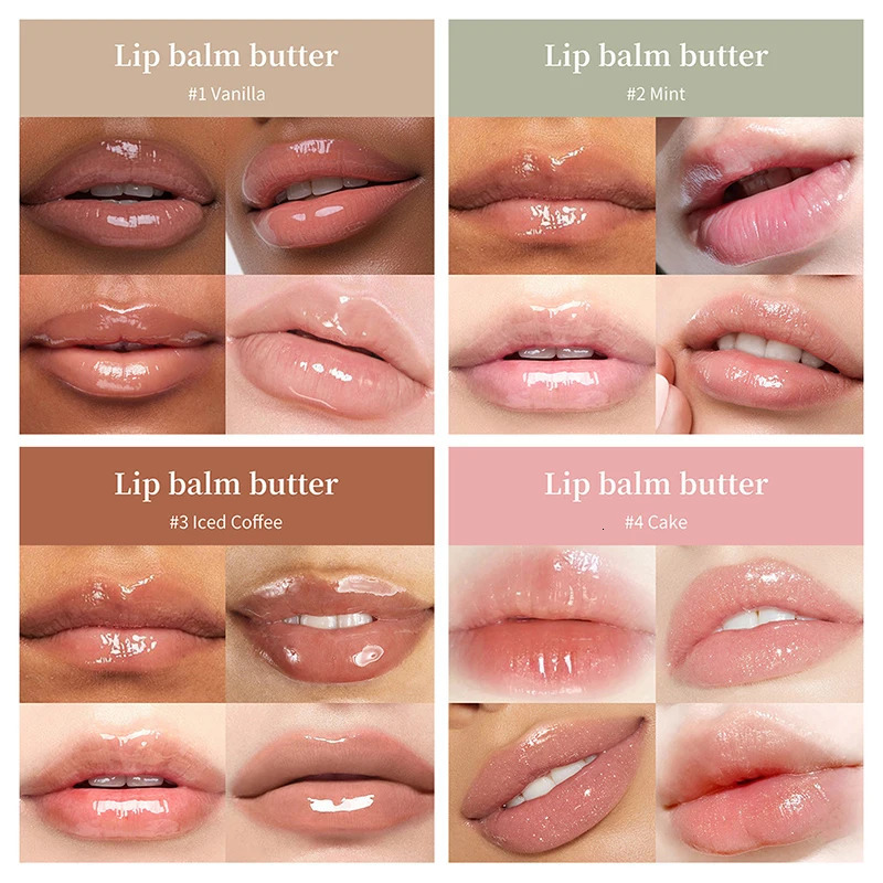 4 pieces of deep lipstick to improve dry and smooth lip line and to nourish lipstick 241031