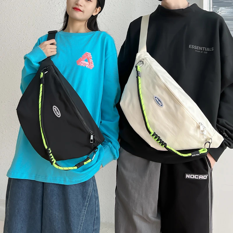 OverSize Multifunctional Waist Bag For Women And Man Waterproof Oxford Chest Bag Casual Travel Banana Belt Bag Large Fanny Pack 241031