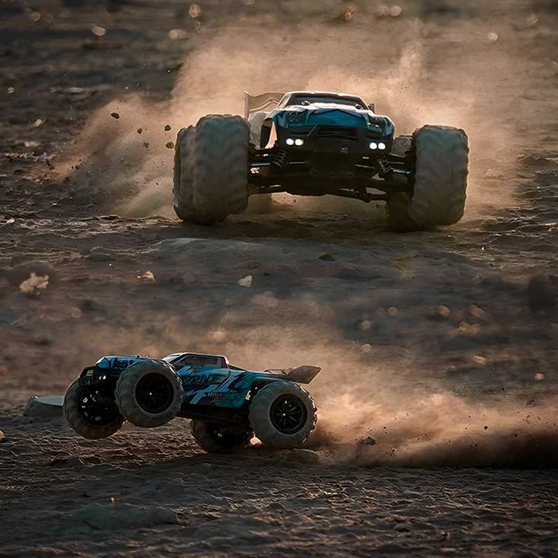 1 16 70KM/H or 50KM/H four-wheel drive RC car with LED remote control high-speed drift Monster 4x4 childrens truck vs Wltoys 144001 toy X241101