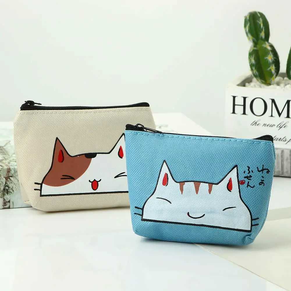 For Girls Sweet Storage Bag Multifunctial Carto Print Small Coin Purse Women Wallets Korean Mey Bag Card HoldersXJ241111