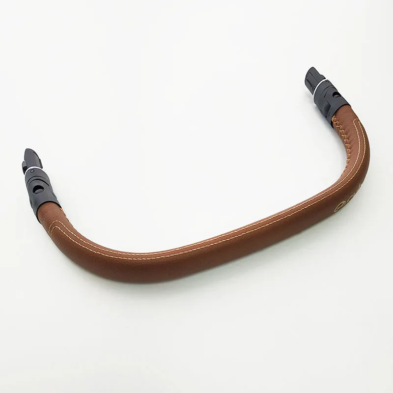 Stroller Armrest Compatible Priam 3/4 2019-2023 Prams Guardrail Buggy Bumper Bar Baby Carriage Fence With Leather Cover