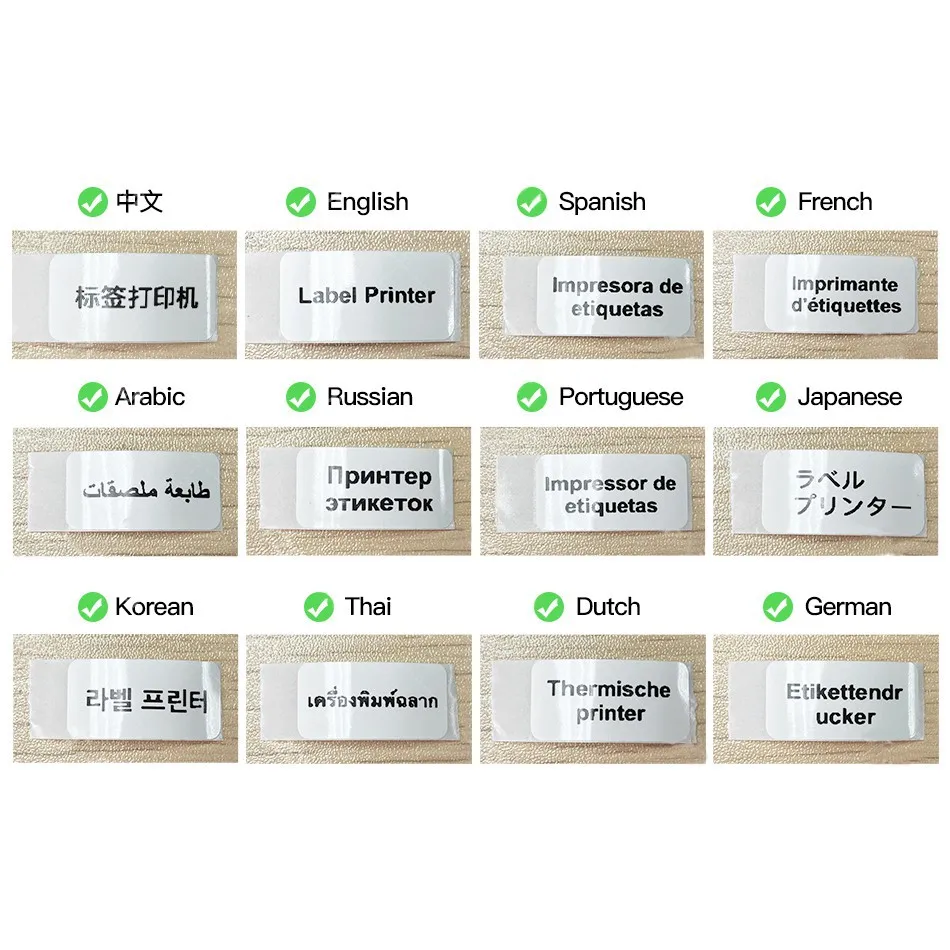 Niimbot D110/D11/D101H1 Label Sticker Roll More Colorful Suitable For D-Serial Label Printer