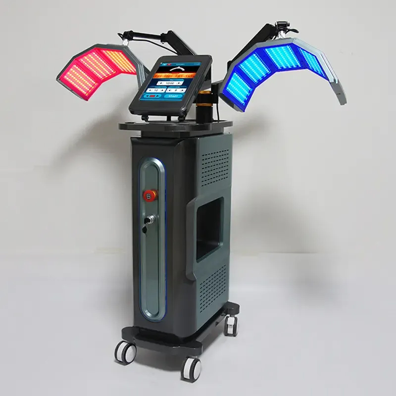 High Quality PDT Led 7 Color Therapy Acne Remove Machine Double PDT Beauty Skin Machine 7 Colors LED Light Therapy Machine for Skin Rejuvenation