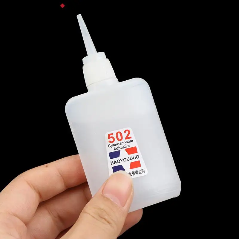 502 Super Glue Instant Quick Dry Cyanoacrylate Strong Adhesive Quick Bond new Leather Rubber Metal 2025 Office Supplies Fast Glue 1/3Pcs
