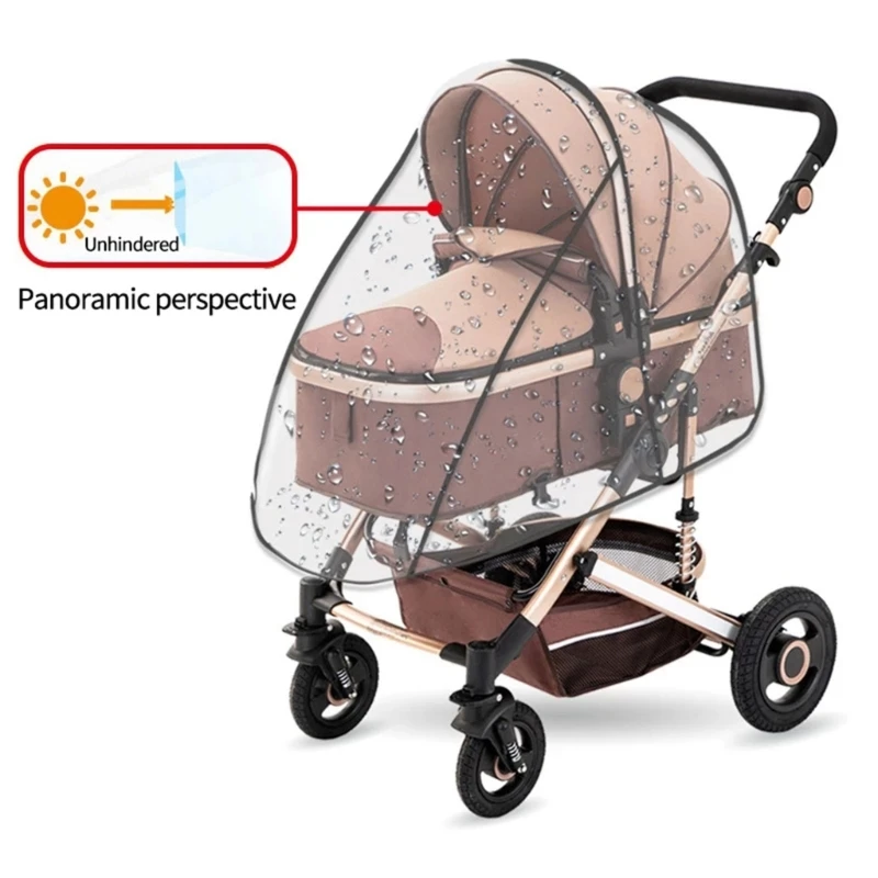 Stroller Rain Cover Windproof Baby Travel Weather Shield Stroller Accessoies P31B