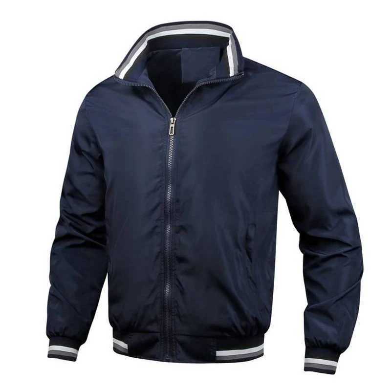 New casual zipper jacket mens bomber jacket cargo flight jacket mens military jacket mens spring and autumn pilot chaqueta jacket W241102