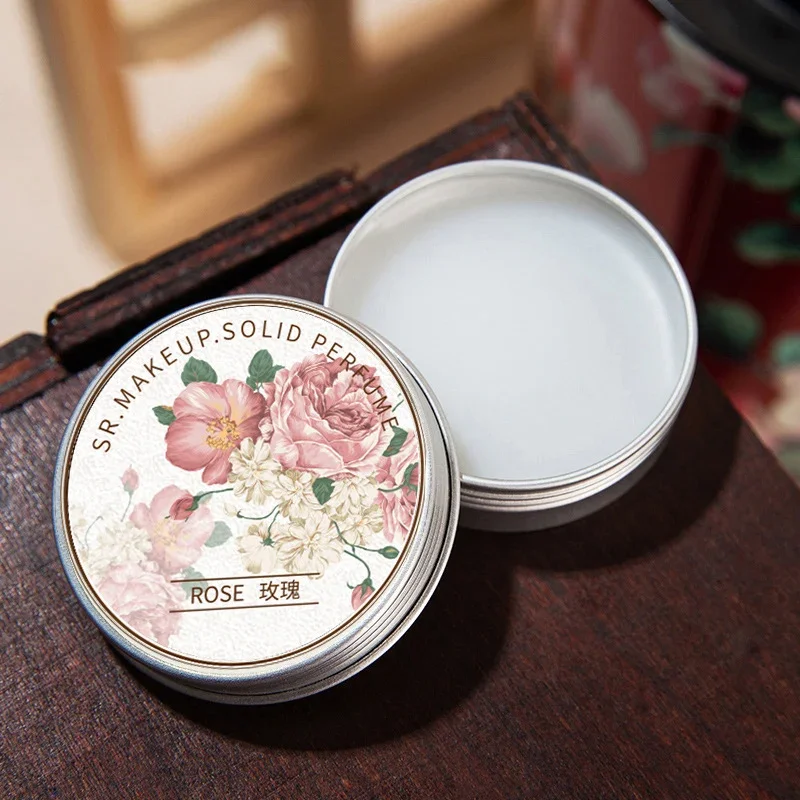 Flower Fragrance Solid new Perfume for Women Men Portable Rose Solid Balm Mild Lasting Natural 2025 Aroma Body Deodorants Antiperspirant