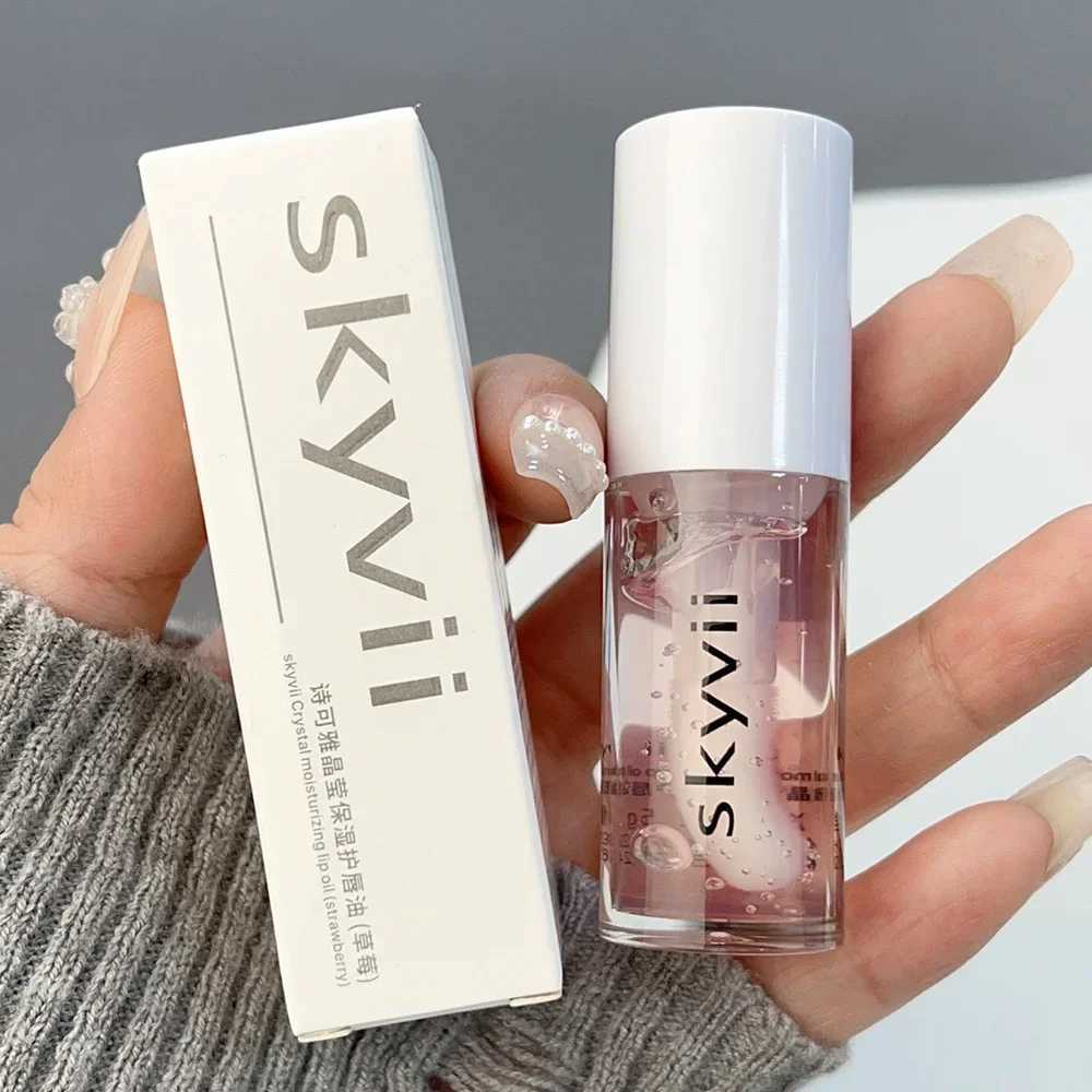 Strawberry Jelly lipstick Glossy Tone Glacier lipstick Moisturizing Liquid Fruit Jam lipstick Beauty Care Transparent Moisturizing Cream W241101