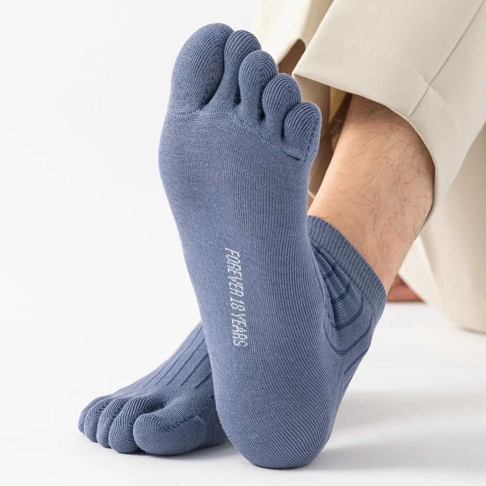 5 Pairs Summer Five Finger for Men Thin Cotton Toe with Separate Fingers Low Cut Ankle Sports high quality LX241102
