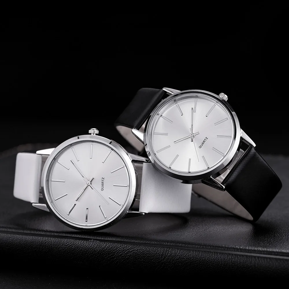 2023 Men Watches Top Brand Brown Leather Band Quartz Wristwatch Men's new 2025 Casual Simple Watch Wrist Male Clock Reloj Hombre