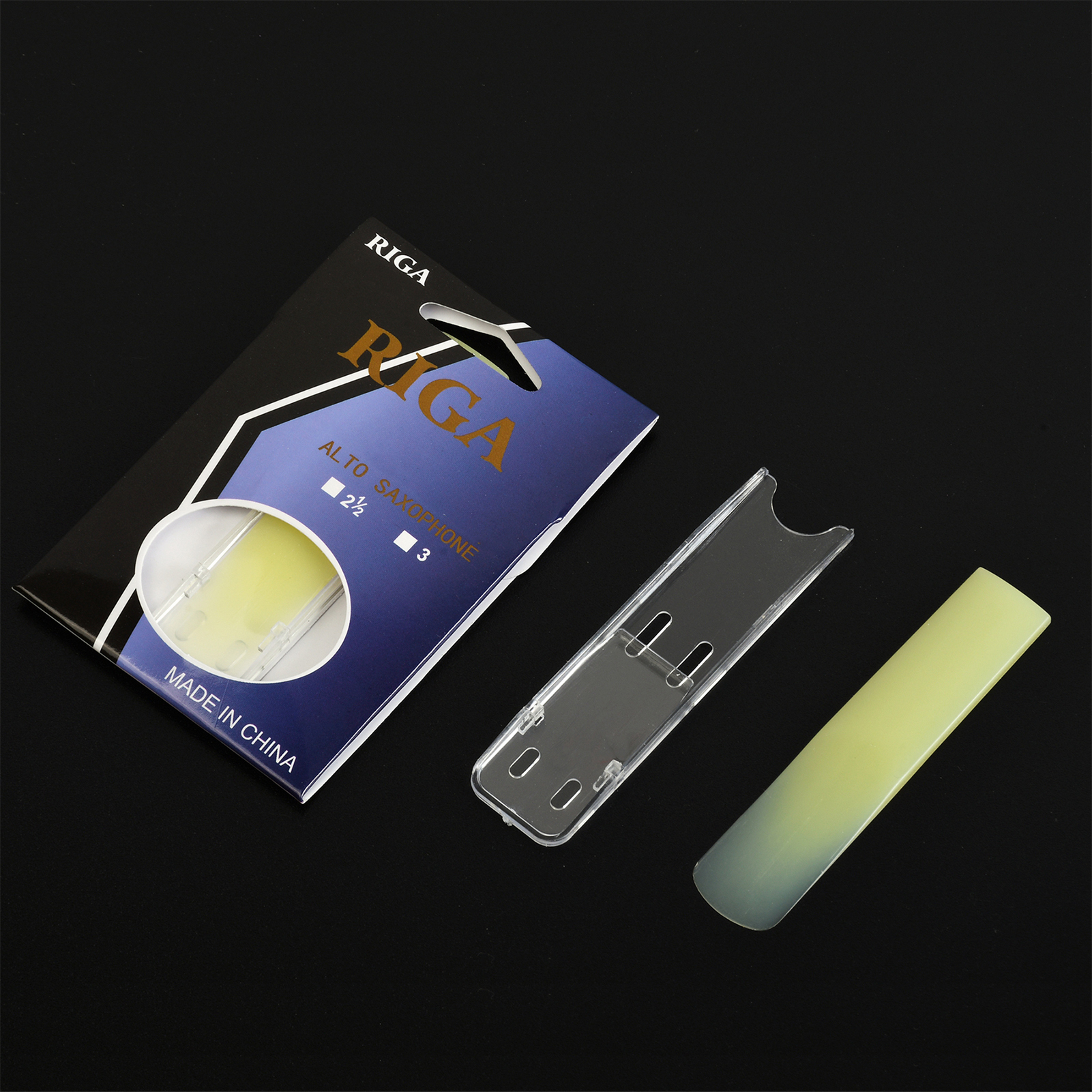 new RIGA 3pcs Alto Saxophone Reeds Sax Resin Reed 2025 Saxophone Accessories Strength 2.5 / 2.0 / 1.5