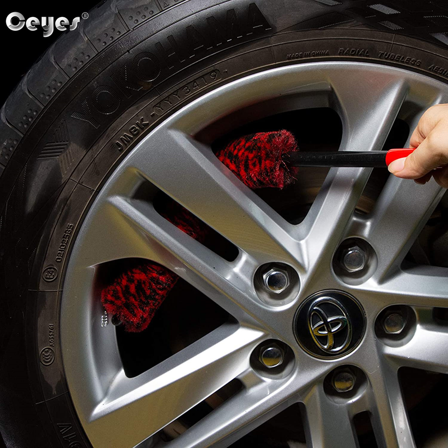 Car Wheel Woolies new Plush Soft Alloy Wheel Cleaning Brush Detailing Brushes For Auto Motorcycle 2025 Maintenance Care Clean Tool