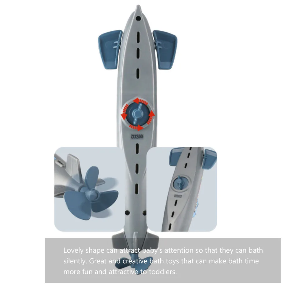 Creative Wind Up Submarine Bath Toy Boat Tricky Water 2025 Toys new Pool Diving Toy Bathtub Floating Model Kids Bathtime Toy