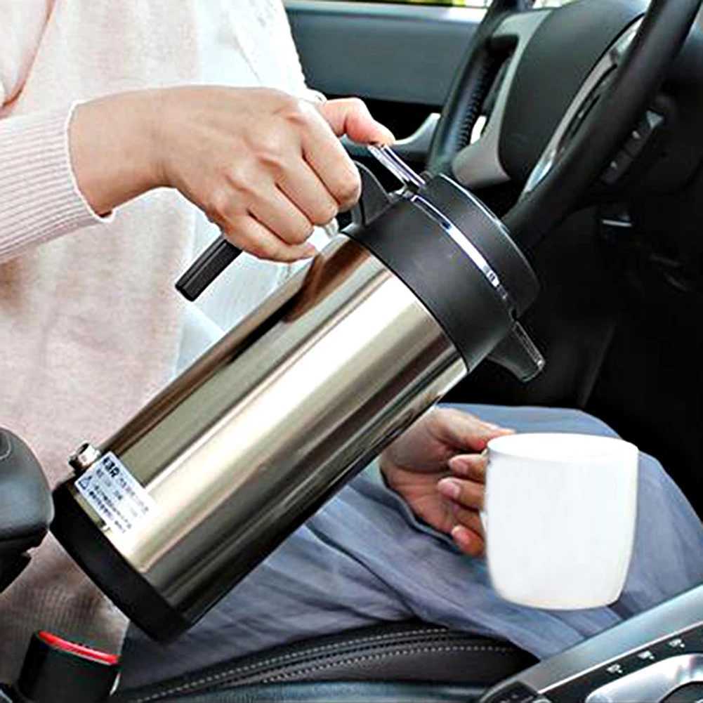 300/1200 ML travel electric kettle car hot water kettle car water tank large capacity 12/24V automatic shutdown fast heating Y241102