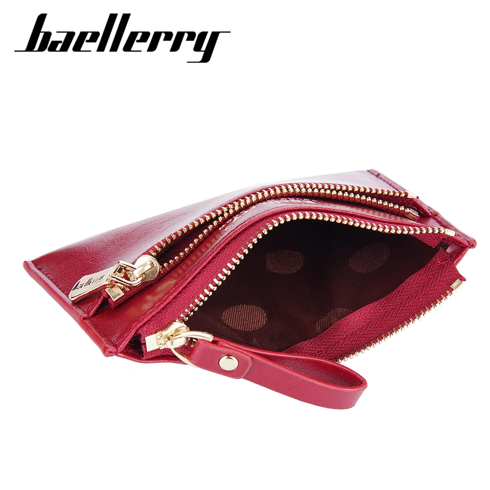 2023 Baellerry New Short new Women Wallets Name 2025 Engraved Card Holder Zipper Female Purse Simple Coin Pocket Kpop Women's Wallet