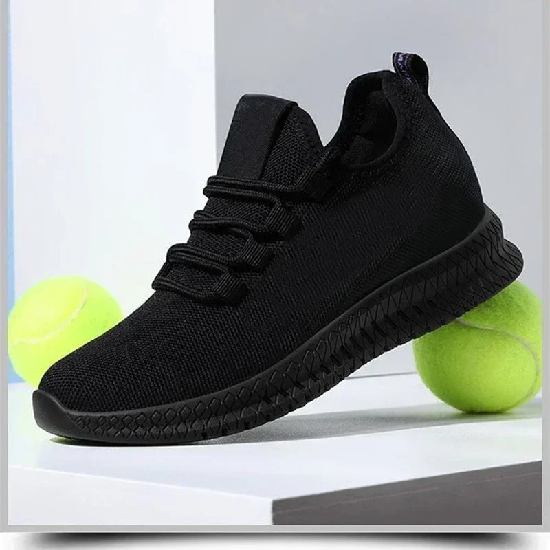 Womens Breathable Non-slip Platform Fashion Autumn Casual Shoes Korean Running Shoes Black Sneakers Shoes for Women 241101