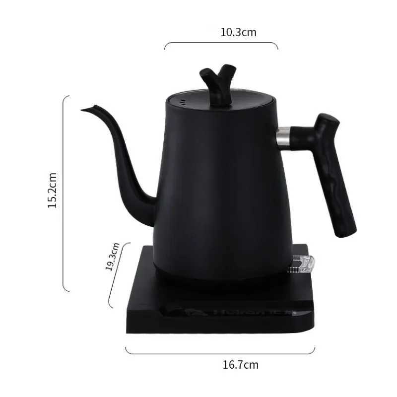 1000ML Gooseneck Electric Kettle Handmade Brewing Teapot Heating Water Bottle 220V Large Capacity Constant Temperature Power Off Protection Y241102